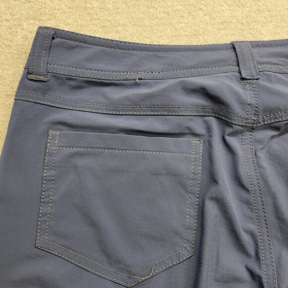 Athleta Dipper Cargo Capri Pants Women’s Size 32 Navy Blue Athletic - Picture 12 of 12
